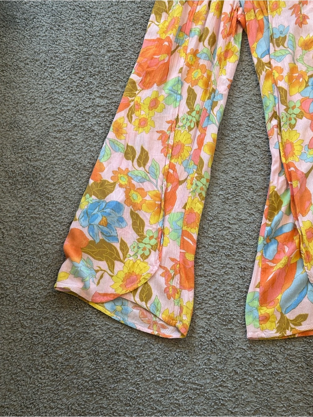 Billabong Wandering Soul 2 Wide Leg Pants Small - Picture 2 of 10